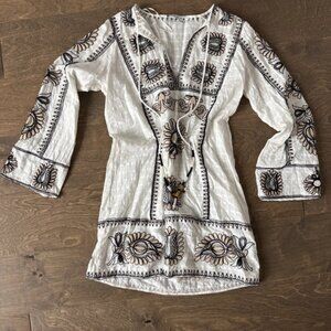 Zara Indie Dress with beaded detail